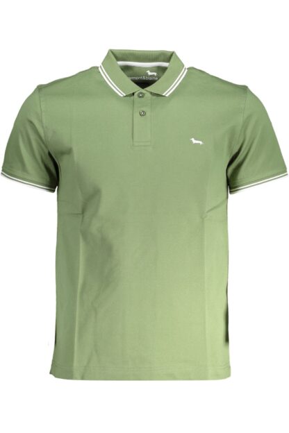 Harmont & Blaine - Green Cotton Men Polo Shirt