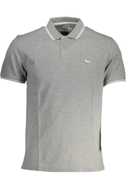 Harmont & Blaine - Gray Cotton Men Polo Shirt