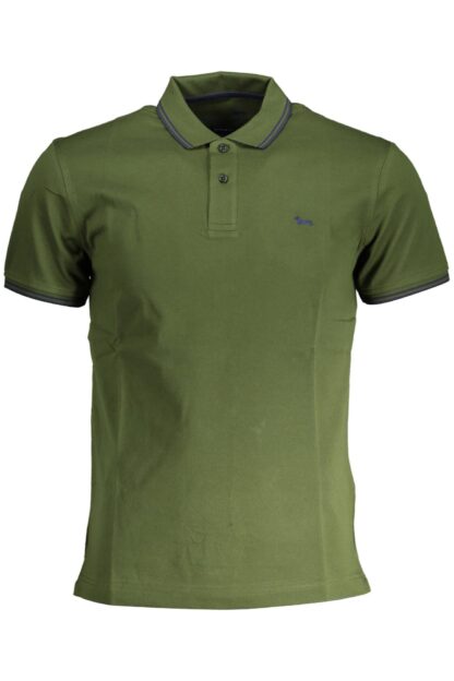 Harmont & Blaine - Green Cotton Men Polo Shirt