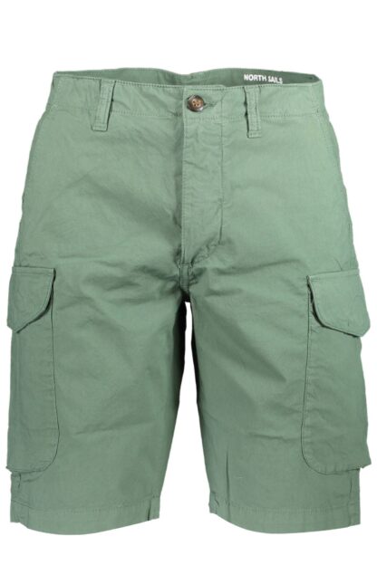 North Sails - Green Cotton Men Bermuda Pants