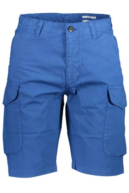 North Sails - Blue Cotton Men Bermuda Trouser