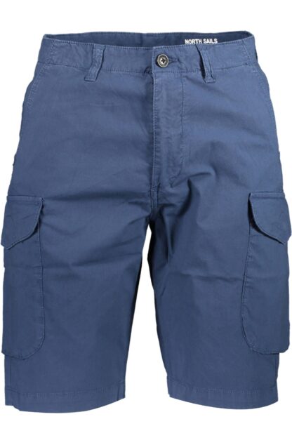 North Sails - Blue Cotton Men Bermuda Trouser