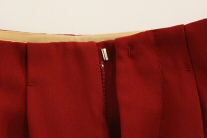 CO|TE - Chic Red Virgin Wool Dress Pants