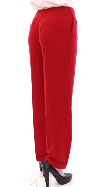 CO|TE - Chic Red Virgin Wool Dress Pants