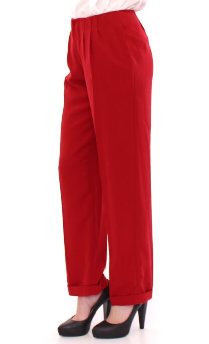 CO|TE - Chic Red Virgin Wool Dress Pants