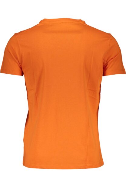 U.S. POLO ASSN. - Orange Cotton Men T-Shirt