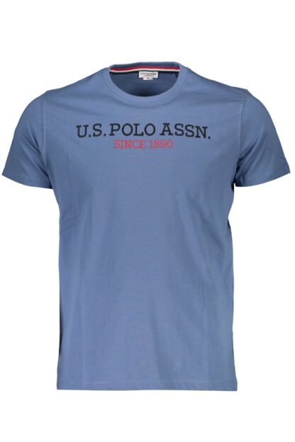 U.S. POLO ASSN. - Blue Cotton Men T-Shirt