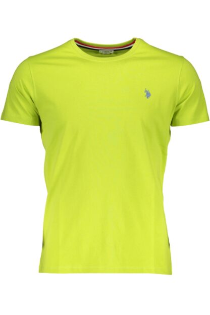 U.S. POLO ASSN. - Green Cotton Men T-Shirt