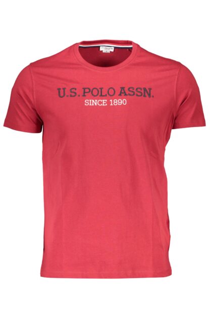 U.S. POLO ASSN. - Red Cotton Men T-Shirt