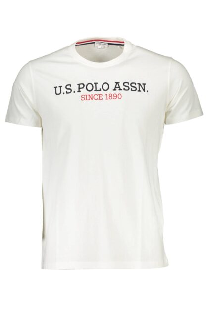 U.S. POLO ASSN. - White Cotton Men T-Shirt