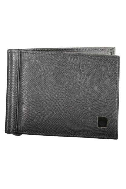 Sergio Tacchini - Black Leather Men Wallet