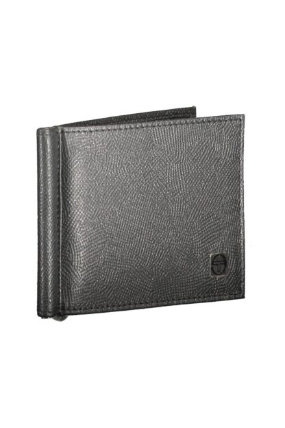 Sergio Tacchini - Black Leather Men Wallet