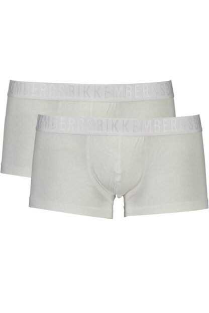 Bikkembergs - White Elastane Men Boxer