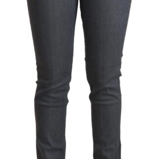 Just Cavalli - Sleek Mid-Waist Slim Fit Black Jeans