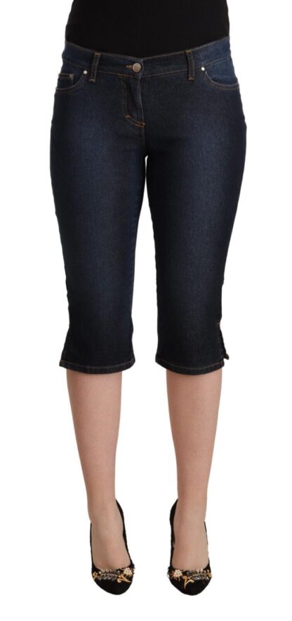 GF Ferre - Chic Low Waist Capri Denim Pants