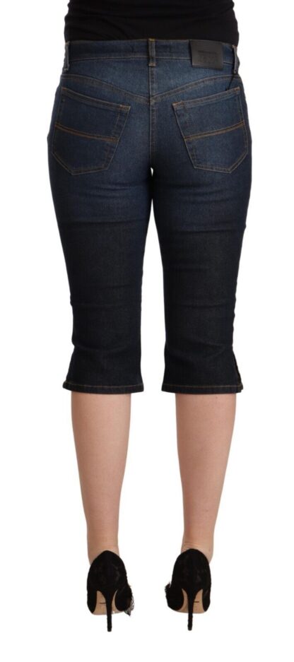 GF Ferre - Chic Low Waist Capri Denim Pants