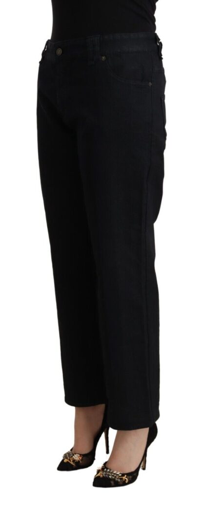 John Galliano - Elegant High Waist Cropped Jeans