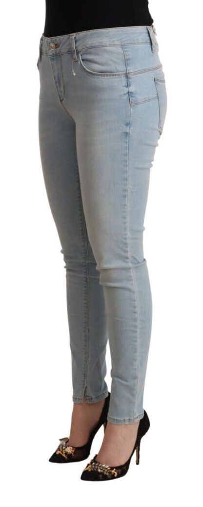 Liu Jo - Light Blue Mid Waist Skinny Denim