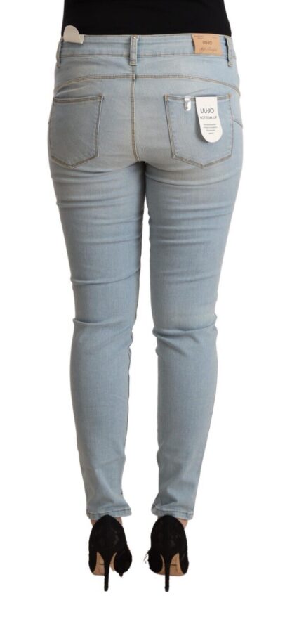 Liu Jo - Light Blue Mid Waist Skinny Denim