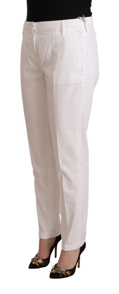 Jacob Cohen - Elegant Mid Waist Tapered Trousers