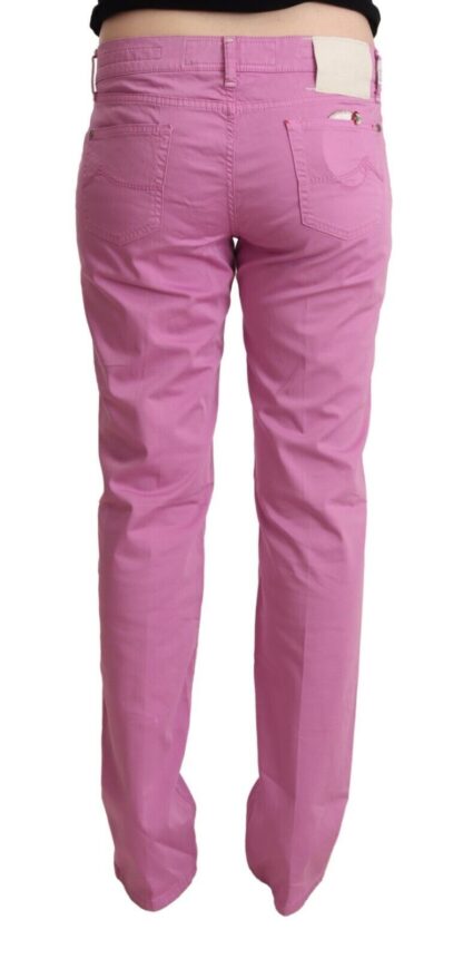 Jacob Cohen - Elegant Tapered Pink Denim Jeans