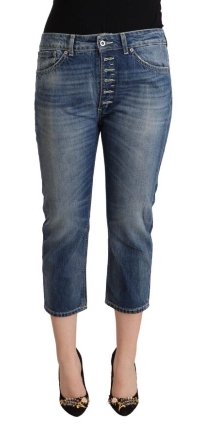 Dondup - Elegant Mid-Waist Cotton Denim Jeans