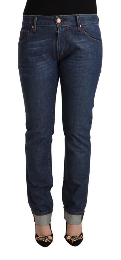 Acht - Elegant Mid Waist Skinny Denim