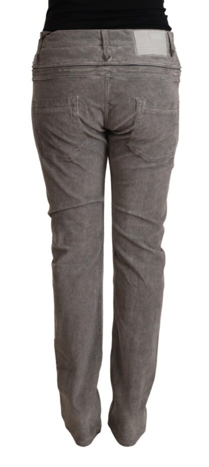 Acht - Chic Gray High Waist Straight Fit Jeans