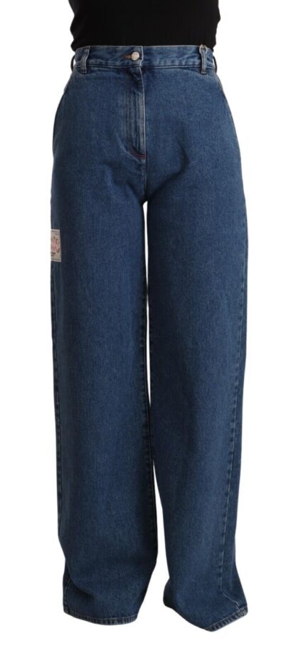 GCDS - Chic High-Waist Boot Cut Denim