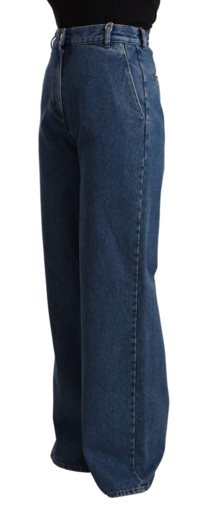 GCDS - Chic High-Waist Boot Cut Denim