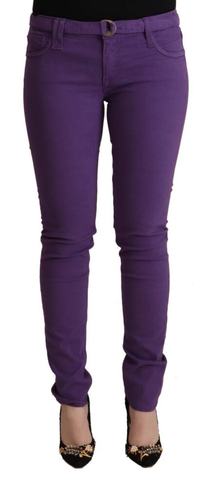 CYCLE - Chic Purple Low Waist Skinny Jeans