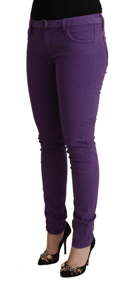 CYCLE - Chic Purple Low Waist Skinny Jeans