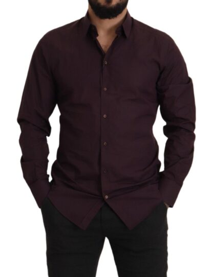 Dolce & Gabbana - Regal Purple Slim Fit Dress Shirt