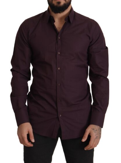 Dolce & Gabbana - Regal Purple Slim Fit Dress Shirt