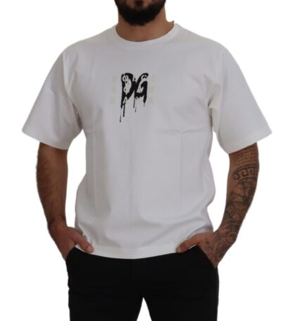 Dolce & Gabbana - Timeless White Logo Crewneck Tee