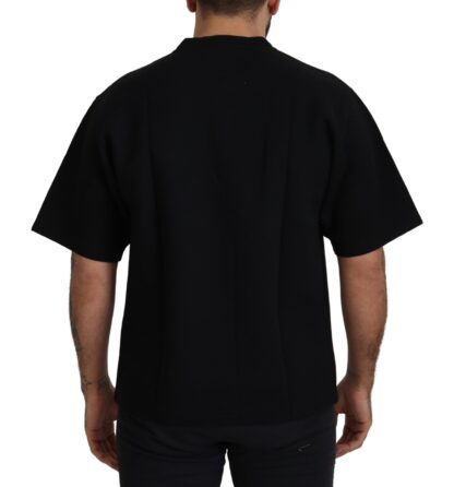 Dolce & Gabbana - Elegant Black Cotton Blend Crewneck T-Shirt