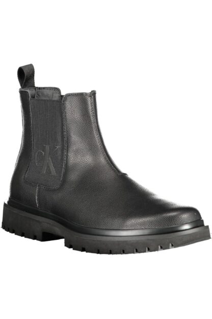 Calvin Klein - Black Polyester Men Boot