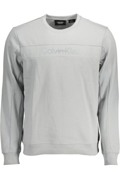 Calvin Klein - Gray Cotton Men Sweater