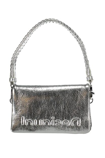 Desigual - Silver Polyurethane Women Handbag