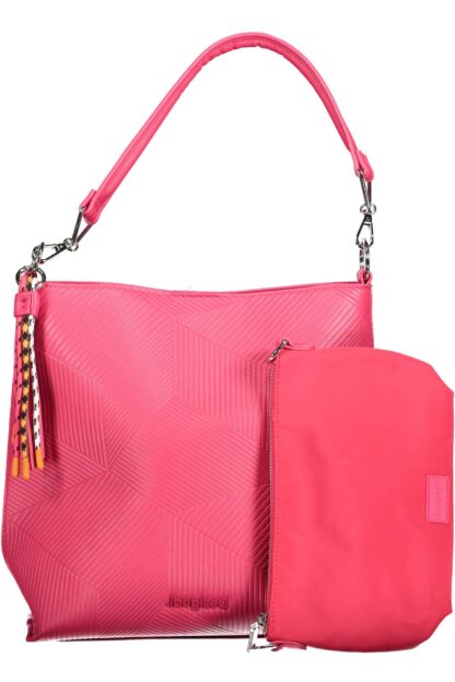 Desigual - Pink Polyurethane Women Handbag