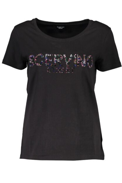 Scervino Street - Black Cotton Women TShirt