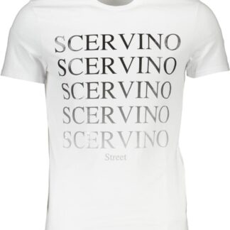 Scervino Street - White Cotton Men T-Shirt