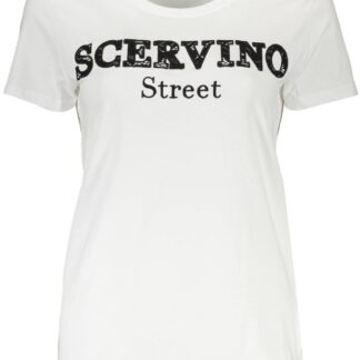 Scervino Street - Blue Cotton Women T-Shirt