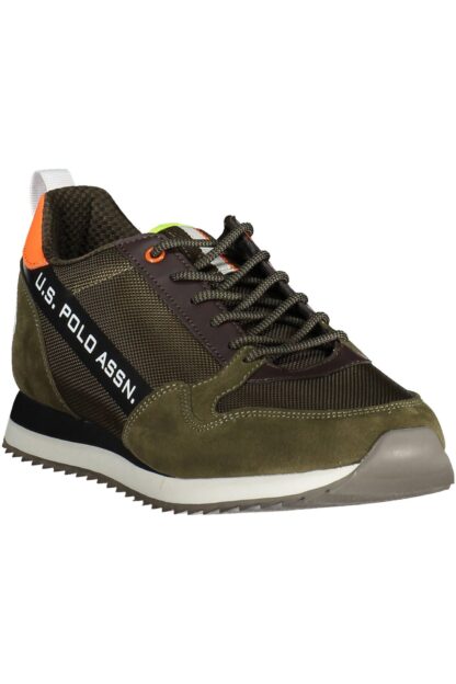 U.S. POLO ASSN. - Green Polyester Men Sneaker