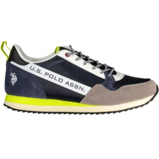 U.S. POLO ASSN. - Blue Polyester Men Sneaker