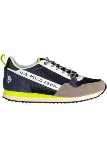 U.S. POLO ASSN. - Blue Polyester Men Sneaker