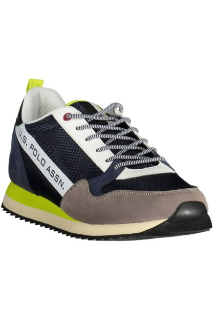 U.S. POLO ASSN. - Blue Polyester Men Sneaker