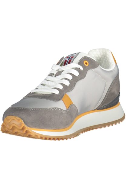 Napapijri - Gray Polyester Men Sneaker