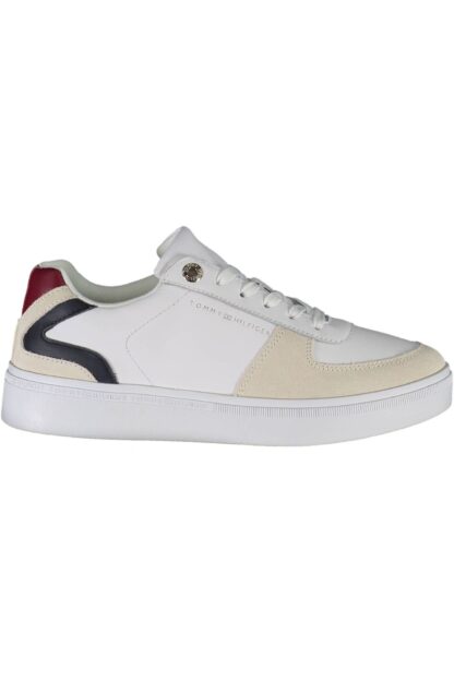 Tommy Hilfiger - White Leather Women Sneaker