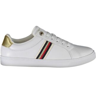 Tommy Hilfiger - White Leather Women Sneaker